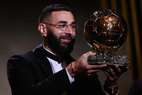 benzema 2022 ballon d'or.